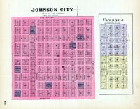 Johnson City, Ulysses, Kansas State Atlas 1887